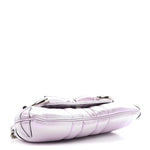 Iridescent Nappa Vertical Matelasse Medium Maxi Horsebit Chain Shoulder Bag Escape Pink