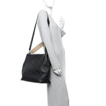 Calfskin Ottomar Large Klara Hobo Black