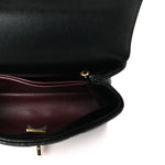 Caviar Quilted Extra Mini Coco Handle Flap Black