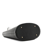 Saffiano Studded Mini Tote Bag Black