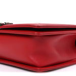 Lambskin Quilted New Medium Boy Flap Red