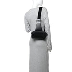 Lambskin Antigona U Padded Crossbody Bag Black