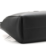 Calfskin Cuir Triomphe Cabas Drawstring Black