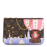 Monogram 2019 Christmas Animation Double Zip Pochette