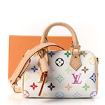 LV X TM Monogram Multicolor Nano Speedy White