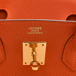 Togo Birkin 30 Orange