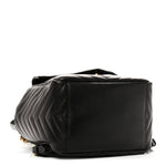Lambskin Matelasse Monogram Joe Backpack Black