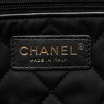 Shiny Calfskin Quilted Small Chanel 22 Black