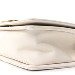 Caviar Calfskin Chevron Medium Boy Flap White