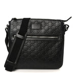 Guccissima Signature Small Messenger Bag Black