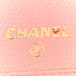 Caviar CC Button Bi-Fold Wallet Pink