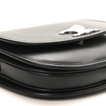 Supple Calfskin Triomphe Medium Besace Black