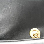 Calfskin Matelasse Medium GG Marmont Shoulder Bag Black