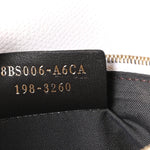 Vitello Cruise F is Fendi Bi-Color FF 1974 Embossed Medium Envelope Wallet On Chain Maya Black White