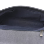 Caviar Chevron Quilted New Medium Boy Flap Dark Navy Blue