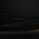 Shiny Calfskin Medium Triomphe Black