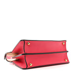 Vitello Seta Shiny Nappa Small Peekaboo I SEE U Satchel Lampone Light Rose