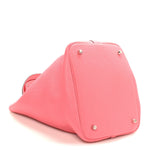 Taurillon Clemence Picotin Lock 22 MM Rose Azalee