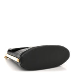 Calfskin Quilted Pearl Small About Pearls Hobo Bag Black