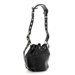 Agneau Arena Le Cagole Bucket Bag XS Black