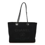 Mixed Fibers Small Deauville Tote Black