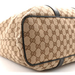 GG Monogram Large Joy Tote Bag Dark Brown