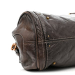 Calfskin Medium Paddington Satchel Chocolate