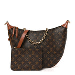 Reverse Monogram Loop Hobo