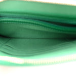 Aged Calfskin Quilted Reissue 2.55 Phone Holder With Chain Green
