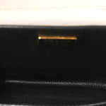 City Calf Saffiano Cahier Bag Talco Black