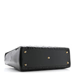 Patent Cannage Large Lady Dior Black