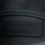Lambskin Cannage Micro Lady Dior Cloud Blue