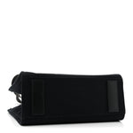Canvas Studded Small Logo Tote Bag Black