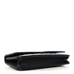 Lambskin Quilted Wallet On Chain WOC Black
