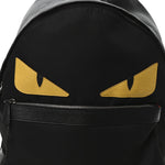 Nylon Vitello Elite Monster Eyes Rounded Backpack Black Yellow