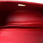 Aged Calfskin Chevron Quilted 2.55 Reissue Mini Flap Dark Red