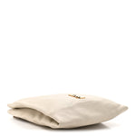 Lambskin Matelasse Monogram Medium Jamie 4.3 Pochon Crema Soft
