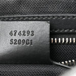 Soft GG Supreme Monogram Web Belt Bag Black Grey