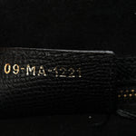 Grained Calfskin Saddle Bag Black