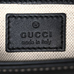 GG Supreme Monogram Horsebit 1955 Soft Small Shoulder Bag Beige Black