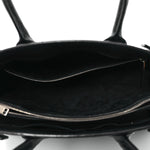 Calfskin Crocodile Embossed Large Sac De Jour Carryall Black