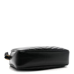 Calfskin Matelasse Monogram Lou Camera Bag Black