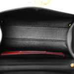 Calfskin Mini VSling Top Handle Bag Black