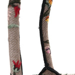 Canvas Embroidered Petites Fleurs Medium Book Tote Rose Multicolor
