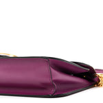 Calfskin Vlogo Loco Shoulder Bag Prune
