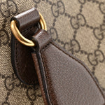 GG Supreme Monogram Web Medium Neo Vintage Flap Messenger Bag Beige New Acero