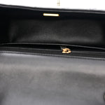 Lambskin Quilted Mini Rectangular Flap Black