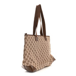 Monogram Tote Bag Brown