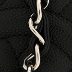 Caviar Quilted Grand Shopping Tote GST Black