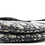 Oblique Saddle Bag Blue